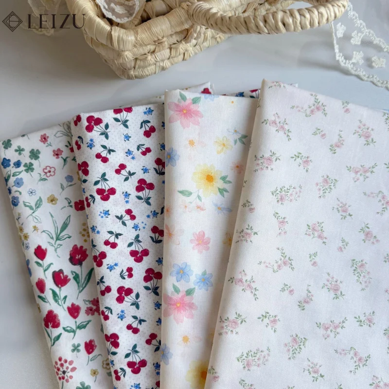0.5m/1m/2m Pure Cotton Printed Fabric Cherry Floral Woven Cloth for Women's Dress,Parent Child Clothing,Tablecloth DIY Material
0.5m/1m/2m Pure Cotton Printed Fabric Cherry Floral Woven Cloth for Women's Dress,Parent Child Clothing,Tablecloth DIY Material