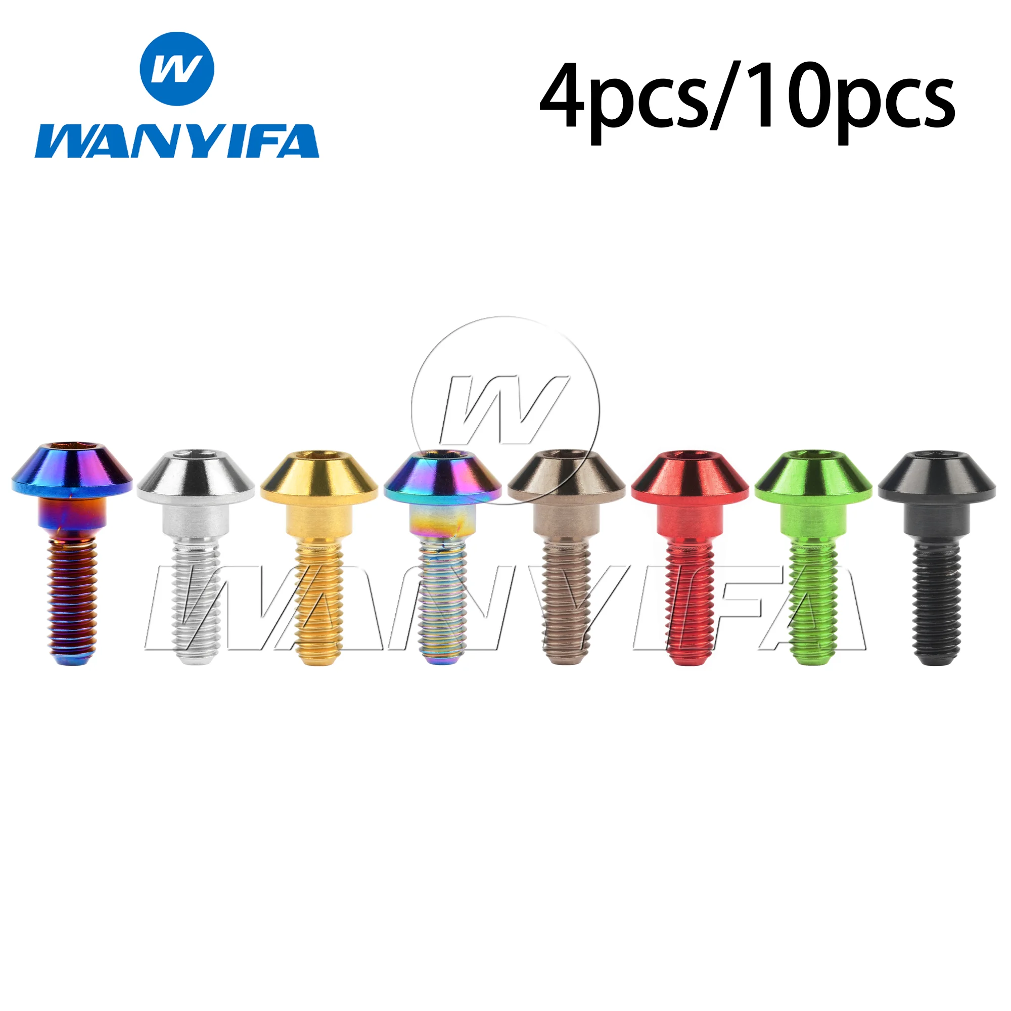 Wanyifa 4/10Pcs Titanium Bolt Screw M6 X 20/25mm Allen Key Head Bolts for Yamaha Motorcycle Brakes
Wanyifa 4/10Pcs Titanium Bolt Screw M6 X 20/25mm Allen Key Head Bolts for Yamaha Motorcycle Brakes