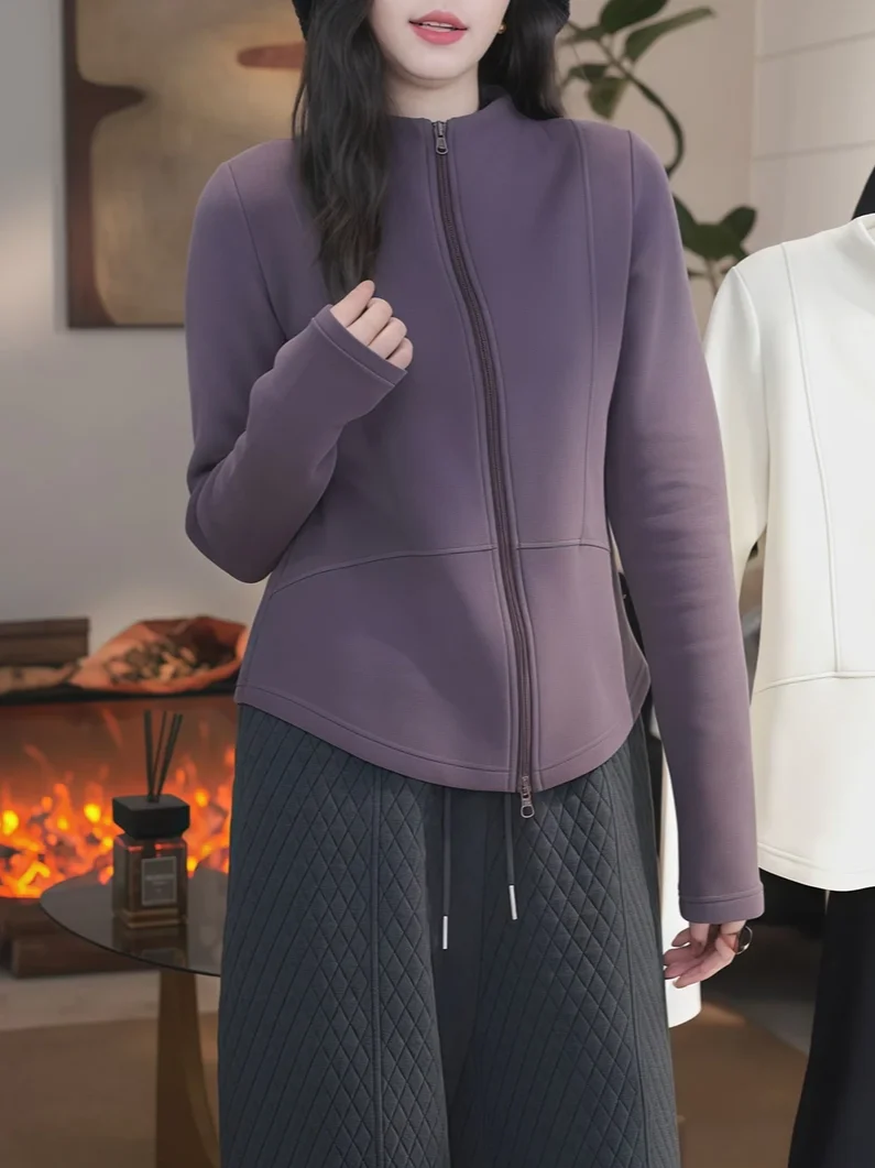 Sli Ретро Простая модная женская куртка, повседневная свободная посадка, длинная све, дышащая застежка-молния, цвет осени...
Sli Ретро Простая модная женская куртка, повседневная свободная посадка, длинная све, дышащая застежка-молния, цвет осени...