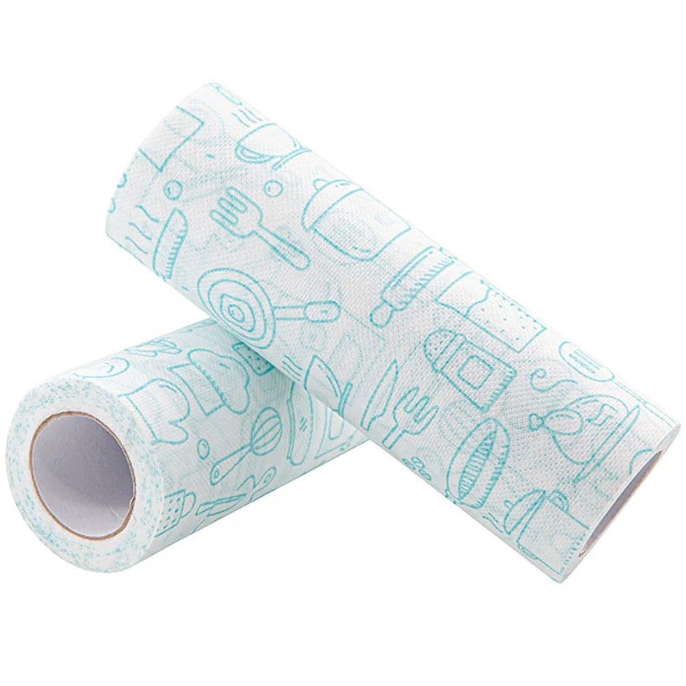 2pcs 2 Rolls Reusable Printed Cleaning Wipes Kitchen Cleaning Cloth For Dish Counter Wall Pans Household Kitchen Supplies
2pcs 2 Rolls Reusable Printed Cleaning Wipes Kitchen Cleaning Cloth For Dish Counter Wall Pans Household Kitchen Supplies