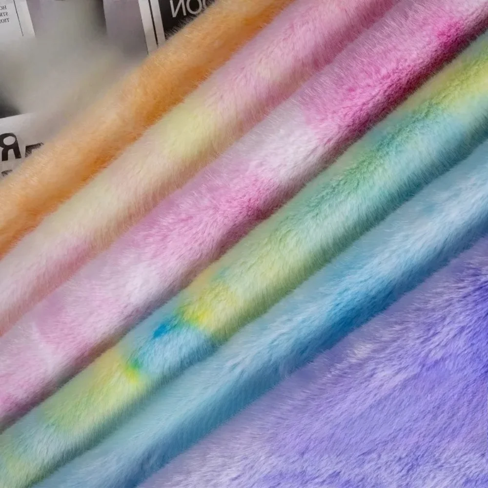 Имитация плюшевого мишки Tie Dye, ткань из меха норки для хлопковых кукол, красочная Радуга, материал для шитья своими руками, оптовая продажа, ткань
Имитация плюшевого мишки Tie Dye, ткань из меха норки для хлопковых кукол, красочная Радуга, материал для шитья своими руками, оптовая продажа, ткань