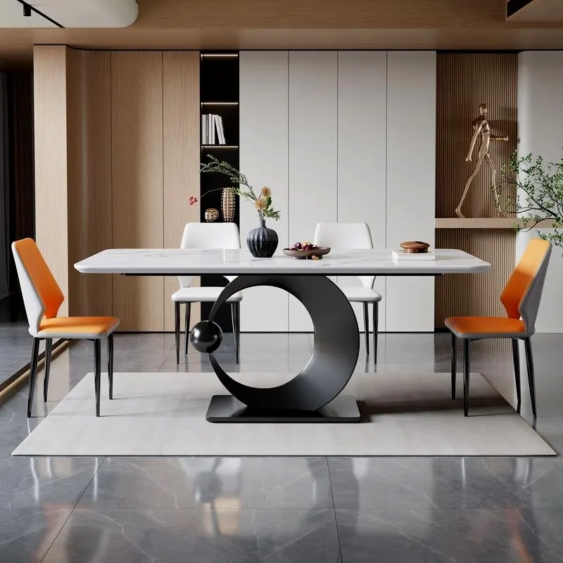 Современный обеденный стол класса люкс с черными ножками, уникальный стол для кабинета, гостиной, обеденный стол из искусственного мрамора в скандинавском стиле, мебель для дома
Современный обеденный стол класса люкс с черными ножками, уникальный стол для кабинета, гостиной, обеденный стол из искусственного мрамора в скандинавском стиле, мебель для дома