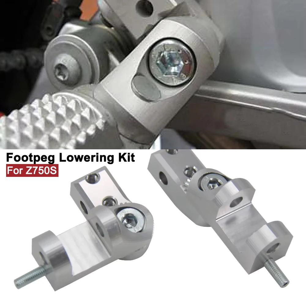 NEW Motorcycle Foot Peg Passenger Footpeg Lowering Kit For Kawasaki Z750S Z 750 S Z750 S
NEW Motorcycle Foot Peg Passenger Footpeg Lowering Kit For Kawasaki Z750S Z 750 S Z750 S