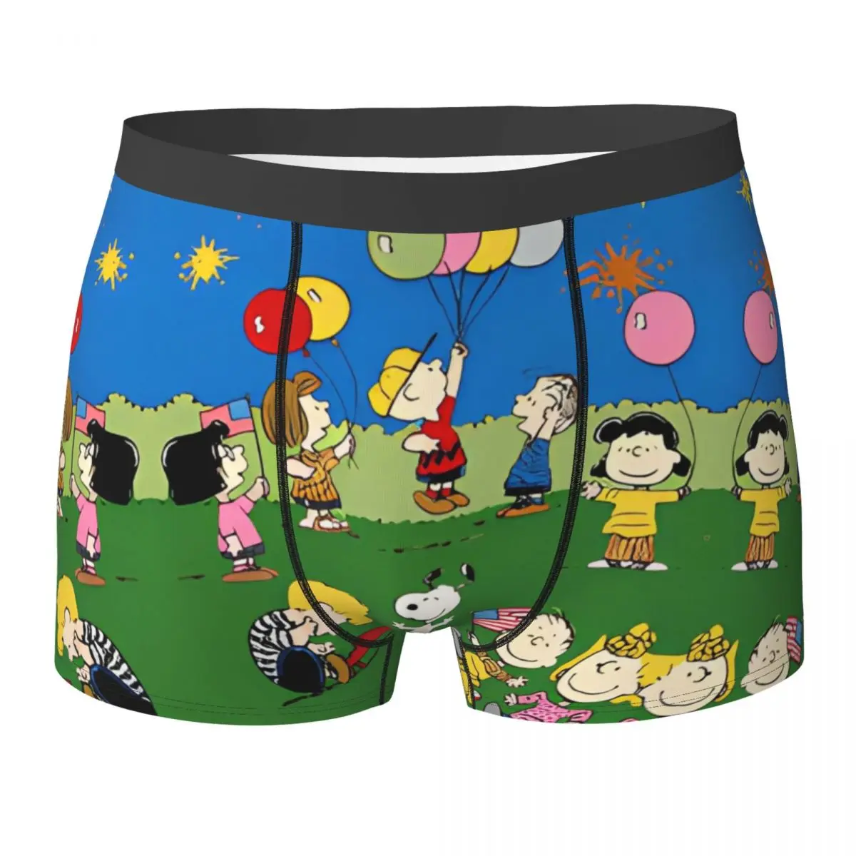 Snoppy Cartoon Underwear Pattern Trunk Hot Sale Men Panties Comfortable Boxer Brief Gift Idea
Snoppy Cartoon Underwear Pattern Trunk Hot Sale Men Panties Comfortable Boxer Brief Gift Idea