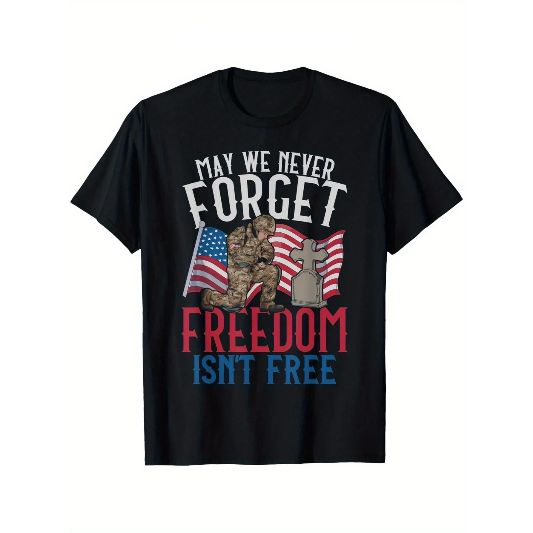 US Flag Soldier United States Freedom American Memorial Day Pattern Womens T Shirts Short Sleeve Casual Tops Graphic Tees
US Flag Soldier United States Freedom American Memorial Day Pattern Womens T Shirts Short Sleeve Casual Tops Graphic Tees