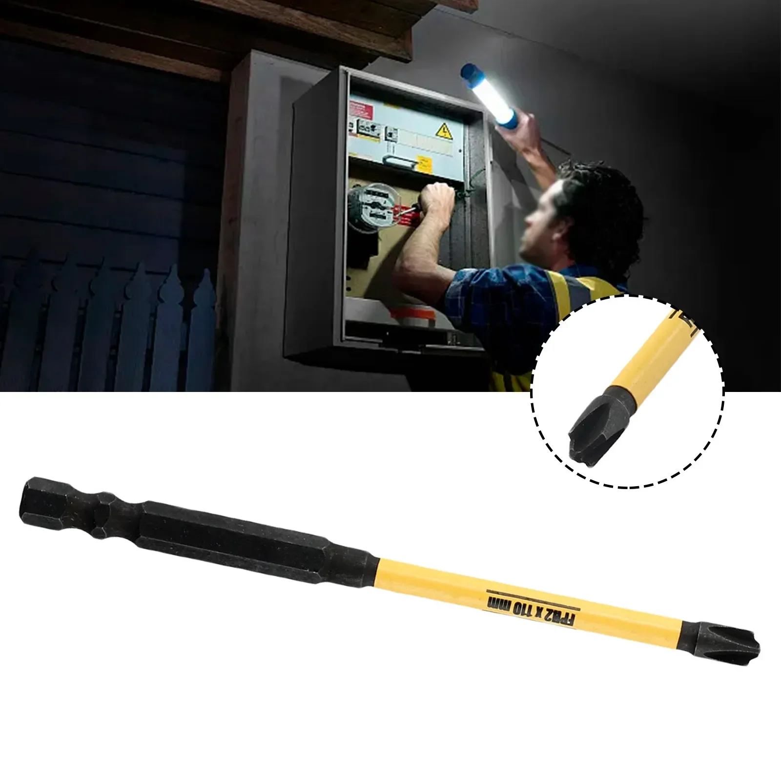 Magnetic Screwdriver Bit Nutdrivers FPH2 FPH2 65 110/150mm Electrician Special HRC60 Hardness Cross Impact Screwdriver Bits Tool
Magnetic Screwdriver Bit Nutdrivers FPH2 FPH2 65 110/150mm Electrician Special HRC60 Hardness Cross Impact Screwdriver Bits Tool