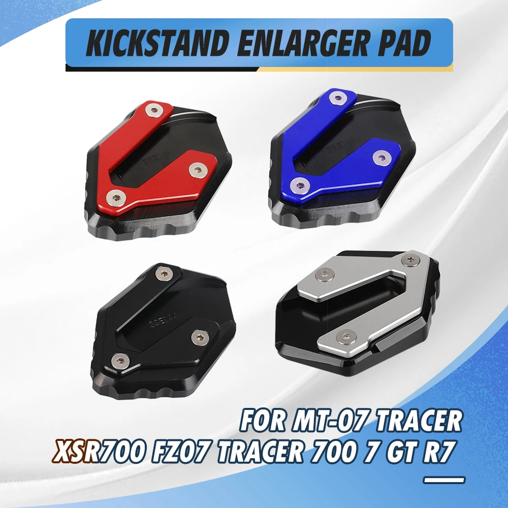 For YAMAHA MT-07 Tracer XSR700 FZ07 Tracer 700 7 GT R7 MT07 YZFR7 Kickstand Extension Foot Side Stand Pad Support Enlarge Stand
For YAMAHA MT-07 Tracer XSR700 FZ07 Tracer 700 7 GT R7 MT07 YZFR7 Kickstand Extension Foot Side Stand Pad Support Enlarge Stand