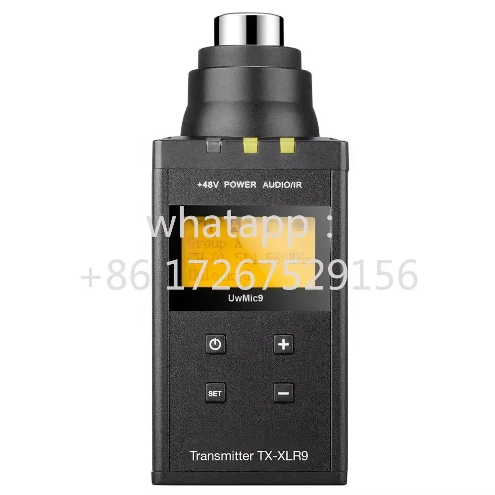 UwMic9 TX-XLR9 UHF PLUG-ON XLR МИКРОФОННЫЙ ПЕРЕДАЧ С ФАНТОМ МОЩНОСТИ 48 В для ПРИЕМА UwMic9 RX9
UwMic9 TX-XLR9 UHF PLUG-ON XLR МИКРОФОННЫЙ ПЕРЕДАЧ С ФАНТОМ МОЩНОСТИ 48 В для ПРИЕМА UwMic9 RX9