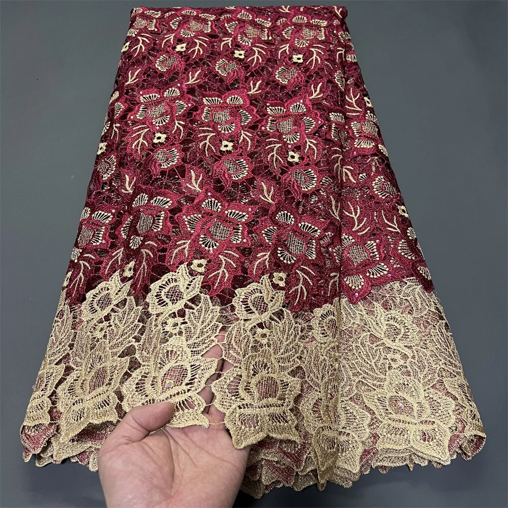 2026 High Quality African Nigerian Tulle Lace Fabric Embroidery Party Dresses Sequins French Guipure Fabric For Sewing 5 Yards
2026 High Quality African Nigerian Tulle Lace Fabric Embroidery Party Dresses Sequins French Guipure Fabric For Sewing 5 Yards