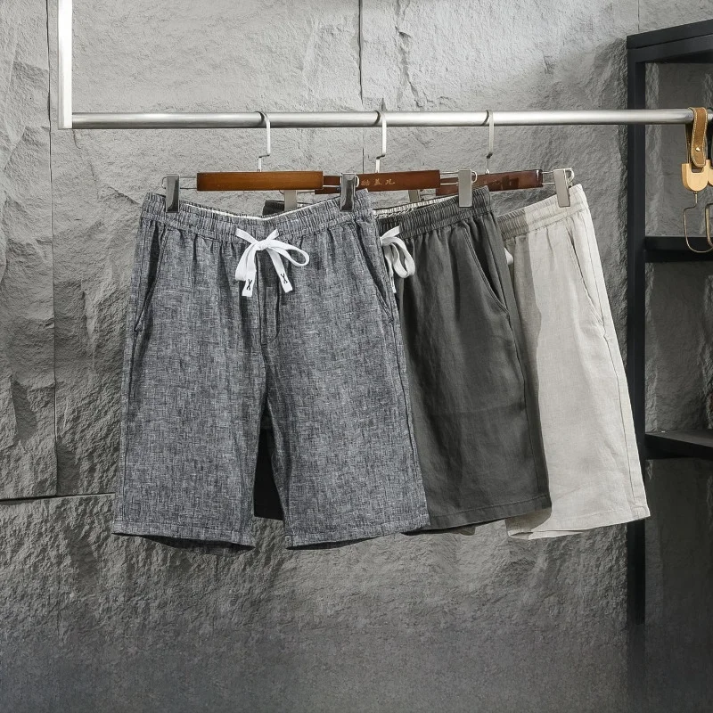 Natural Linen Men's Summer Loose Fit Comfortable Versatile Five-Seven Shorts Straight Leg Breathable Luxury Pre-Worn Style
Natural Linen Men's Summer Loose Fit Comfortable Versatile Five-Seven Shorts Straight Leg Breathable Luxury Pre-Worn Style