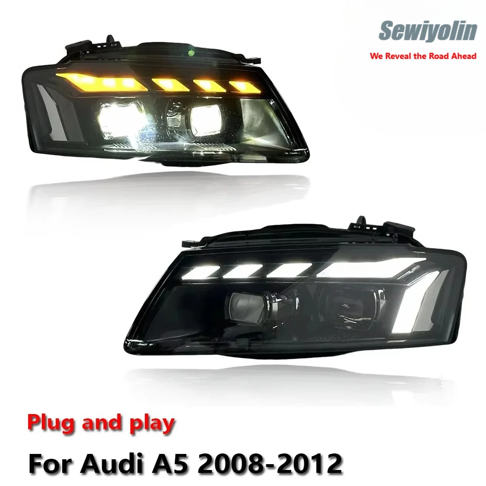 Светодиодные фары для Audi A5 2008-2012: ДХО, стоп-сигнал, указатель поворота, подключение Plug and Play
Светодиодные фары для Audi A5 2008-2012: ДХО, стоп-сигнал, указатель поворота, подключение Plug and Play