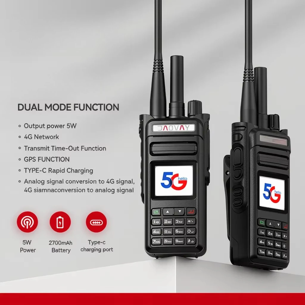 2700mAh Long Standby Walkie Talkie Dual Mode PoC and UHF Analog Handheld IP68 Waterproof Professional Two Way
2700mAh Long Standby Walkie Talkie Dual Mode PoC and UHF Analog Handheld IP68 Waterproof Professional Two Way
