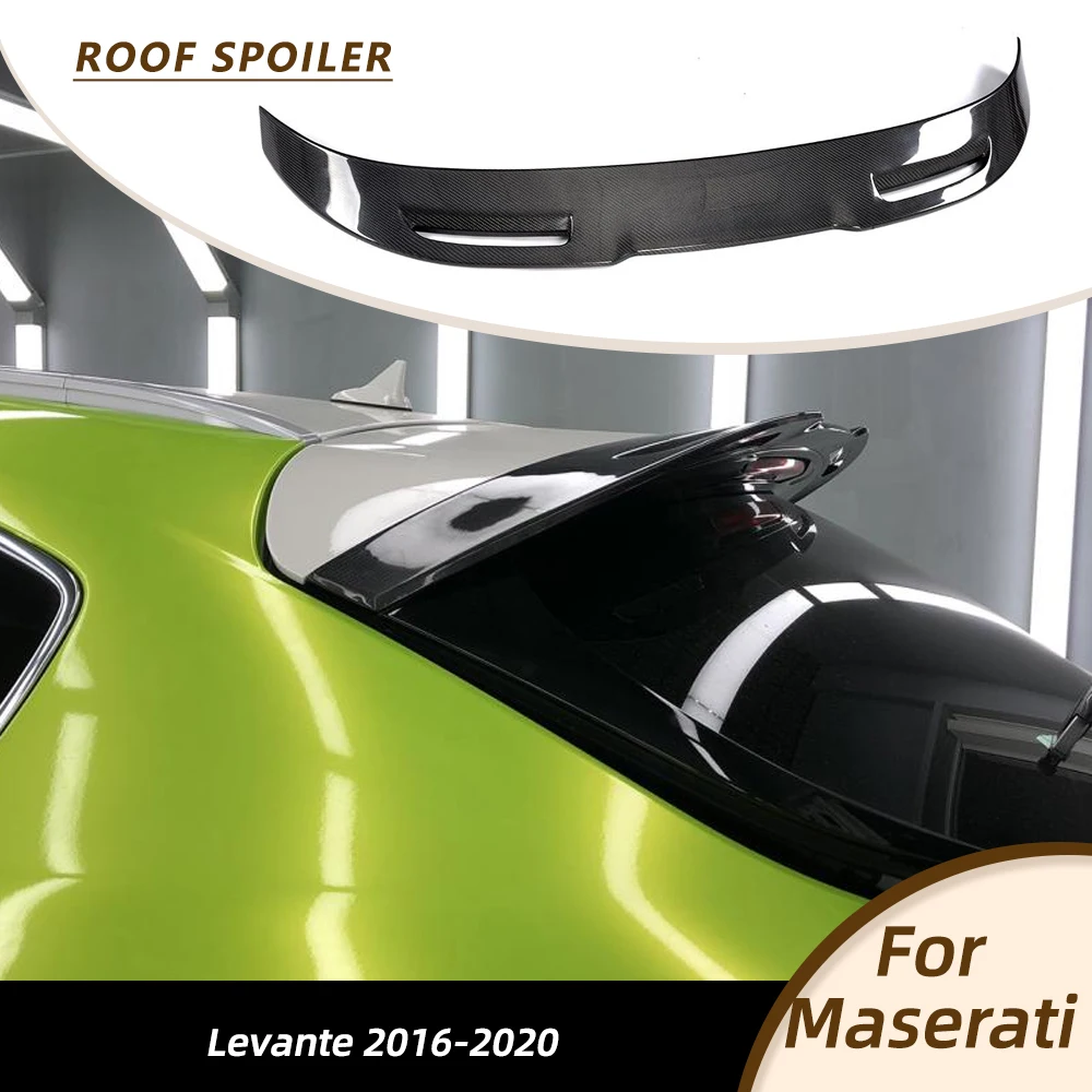Car Rear Roof Racing Spoiler For Maserati Levante 2016-2020 Car Rear Boot Lip Wing Spoiler Boot Lip Wing Body Kits Carbon Fiber
Car Rear Roof Racing Spoiler For Maserati Levante 2016-2020 Car Rear Boot Lip Wing Spoiler Boot Lip Wing Body Kits Carbon Fiber