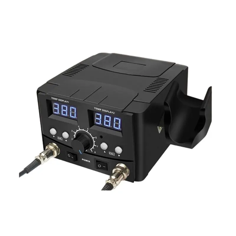 Efficient 2 In 1 Soldering Station 750W With Hot Air Handle W/Soldering Iron Tip For Phone PCB IC SMD BGA Welding EU Plug
Efficient 2 In 1 Soldering Station 750W With Hot Air Handle W/Soldering Iron Tip For Phone PCB IC SMD BGA Welding EU Plug