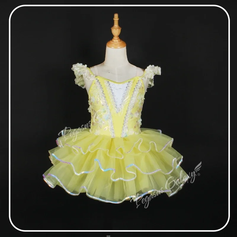 Yellow Flying Sleeve Design Ballet Skirt Girls Adult Fluffy Princess TuTu Skirt Stage Group Performance Costume Birthday Party
Yellow Flying Sleeve Design Ballet Skirt Girls Adult Fluffy Princess TuTu Skirt Stage Group Performance Costume Birthday Party