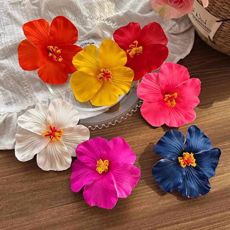 1pc seaside holiday style artificial hibiscus hair clip for women temperament bangs clip side duckbill clip
1pc seaside holiday style artificial hibiscus hair clip for women temperament bangs clip side duckbill clip