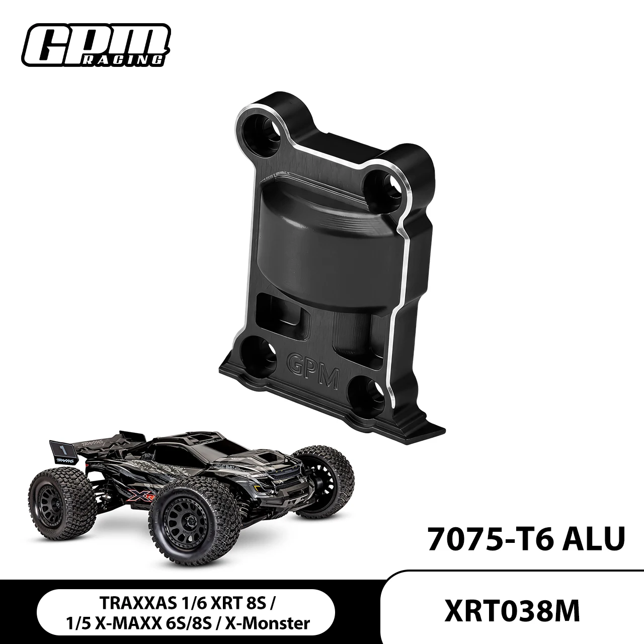GPM CNC 7075 Alloy Rear Gear Cover TRAXXAS 1/6 XRT 1/5 X-Maxx Ultimate X-Monster
GPM CNC 7075 Alloy Rear Gear Cover TRAXXAS 1/6 XRT 1/5 X-Maxx Ultimate X-Monster