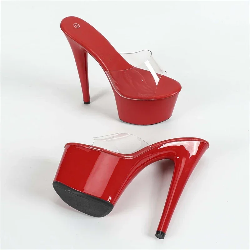 Aneikeh PVC Transparent Women Slippers Fashion Platform Open Toe Nightclub Party Prom Thin High Heels Shoes Summer Ladies Pumps
Aneikeh PVC Transparent Women Slippers Fashion Platform Open Toe Nightclub Party Prom Thin High Heels Shoes Summer Ladies Pumps