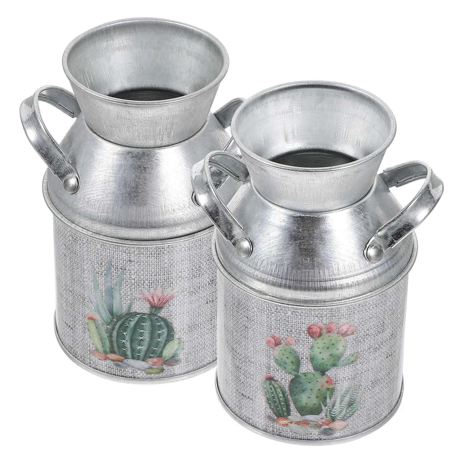 2pcs Retro Iron Bucket Flower Vase Decorative Vintage Rustic Metal Pitcher Desktop Arrangement Plant Mini
2pcs Retro Iron Bucket Flower Vase Decorative Vintage Rustic Metal Pitcher Desktop Arrangement Plant Mini