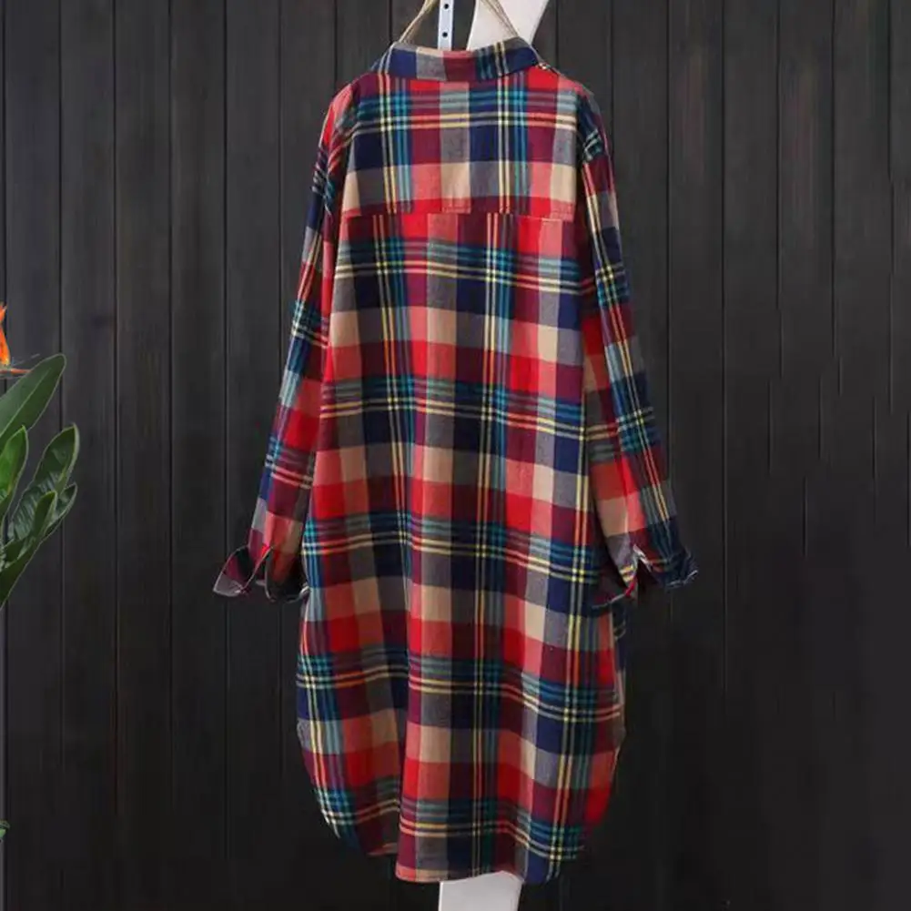  Plaid Women Shirt Women Autumn Loose Lantern Sleeve Checkered Shirt Long Sleeve Top Shirt Jacket Women Casual Tunic Shirts
Plaid Women Shirt Women Autumn Loose Lantern Sleeve Checkered Shirt Long Sleeve Top Shirt Jacket Women Casual Tunic Shirts