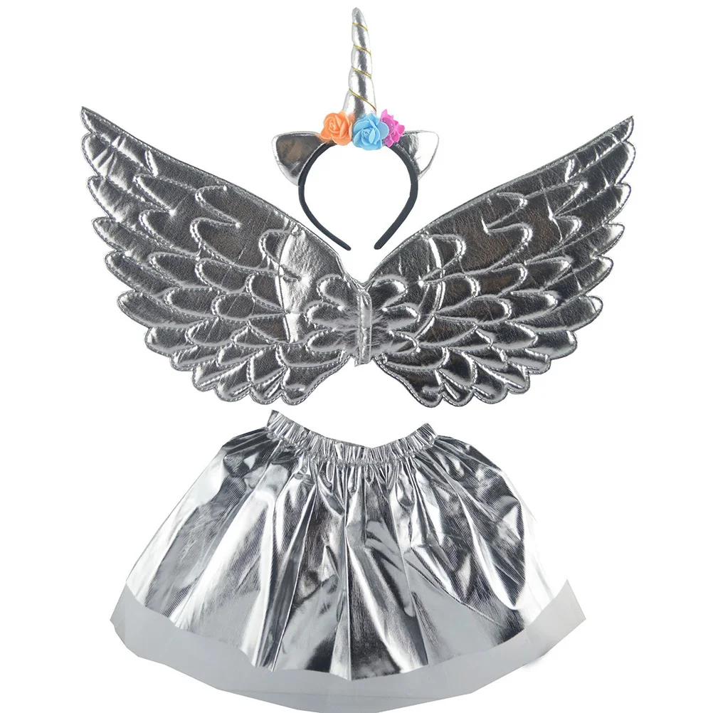 Unicorn Headband Mesh Skirt Set Kids Stage Performance Costume Silver Dress Up Costumes Ballet Dance Plays Shows School Fashion
Unicorn Headband Mesh Skirt Set Kids Stage Performance Costume Silver Dress Up Costumes Ballet Dance Plays Shows School Fashion