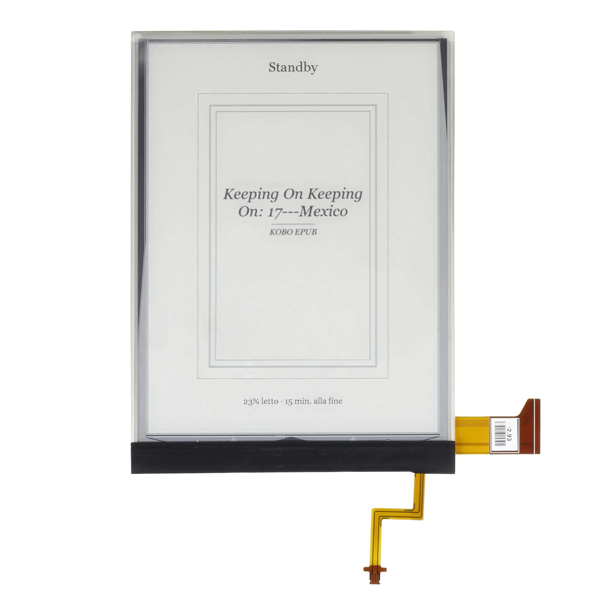 New 6”1024X758 E-ink screen For Ritmix RBK-678FL E-book reader Display
New 6”1024X758 E-ink screen For Ritmix RBK-678FL E-book reader Display