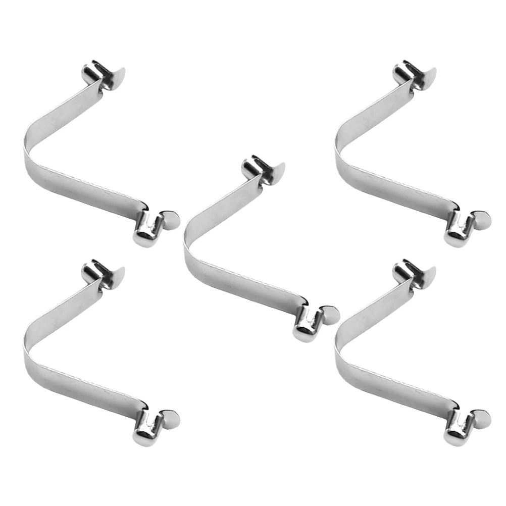 5pcs Stainless Spring Clips Durable V-shaped Button Spring Clip Pool Cleaning Net Buckles Hardware Parts Garden Tools
5pcs Stainless Spring Clips Durable V-shaped Button Spring Clip Pool Cleaning Net Buckles Hardware Parts Garden Tools