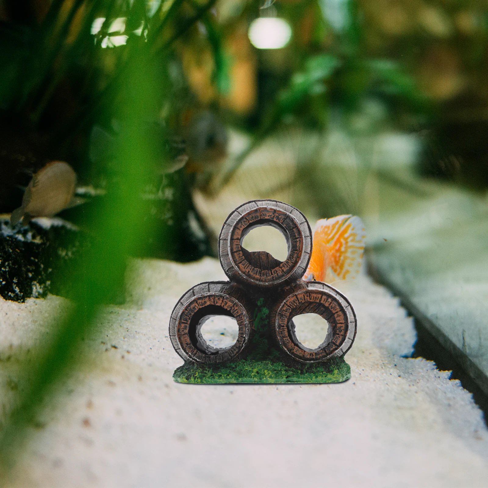 Wooden Barrel Ornaments Fish Tank Shape Resin Hiding Aquarium Decoration Shrimp Shelter Underwater Landscaping
Wooden Barrel Ornaments Fish Tank Shape Resin Hiding Aquarium Decoration Shrimp Shelter Underwater Landscaping