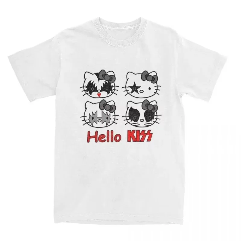 New Sanrio Hello Kitty Rock Band 3D Printed T-shirt Summer Casual Fashion Loose Short-sleeved Breathable Quick-drying Top
New Sanrio Hello Kitty Rock Band 3D Printed T-shirt Summer Casual Fashion Loose Short-sleeved Breathable Quick-drying Top