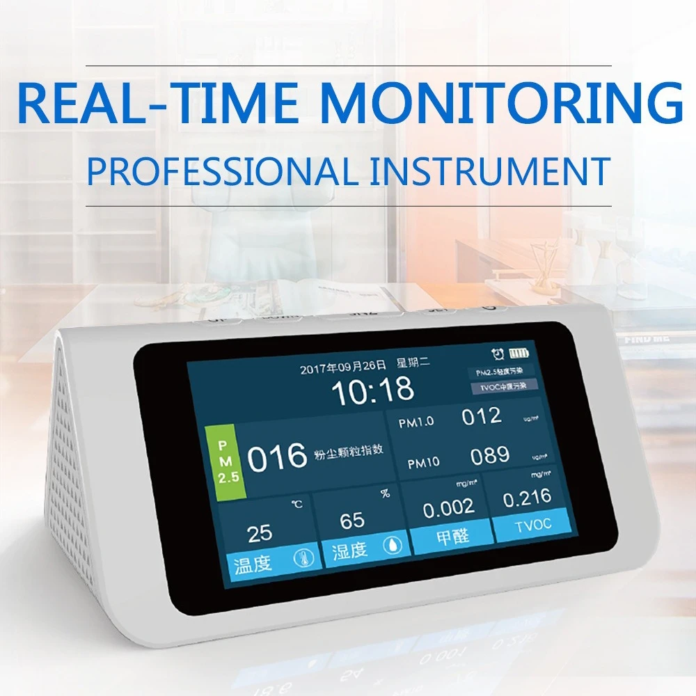 Air Quality Detector Tuya CO2 Tester PM2.5 PM10 TVOC HCHO AQI Formaldehyde Monitor Time LCD Display Infrared Sensor
Air Quality Detector Tuya CO2 Tester PM2.5 PM10 TVOC HCHO AQI Formaldehyde Monitor Time LCD Display Infrared Sensor