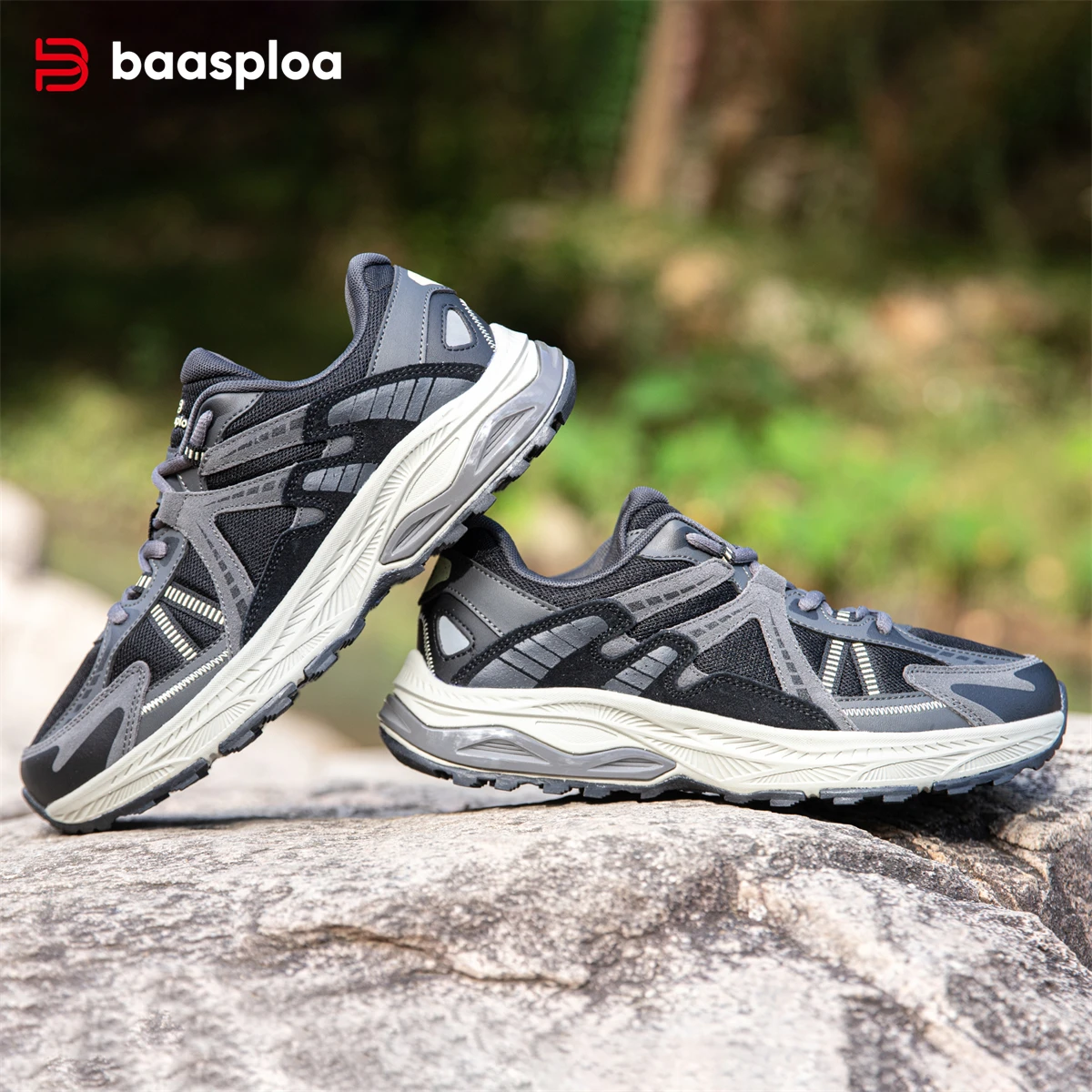 Baasploa Men Vintage Running Shoes New Casual Mesh Breathable Sports Shoes Male Outdoor Lightweight Cushioning Non-Slip Sneakers
Baasploa Men Vintage Running Shoes New Casual Mesh Breathable Sports Shoes Male Outdoor Lightweight Cushioning Non-Slip Sneakers