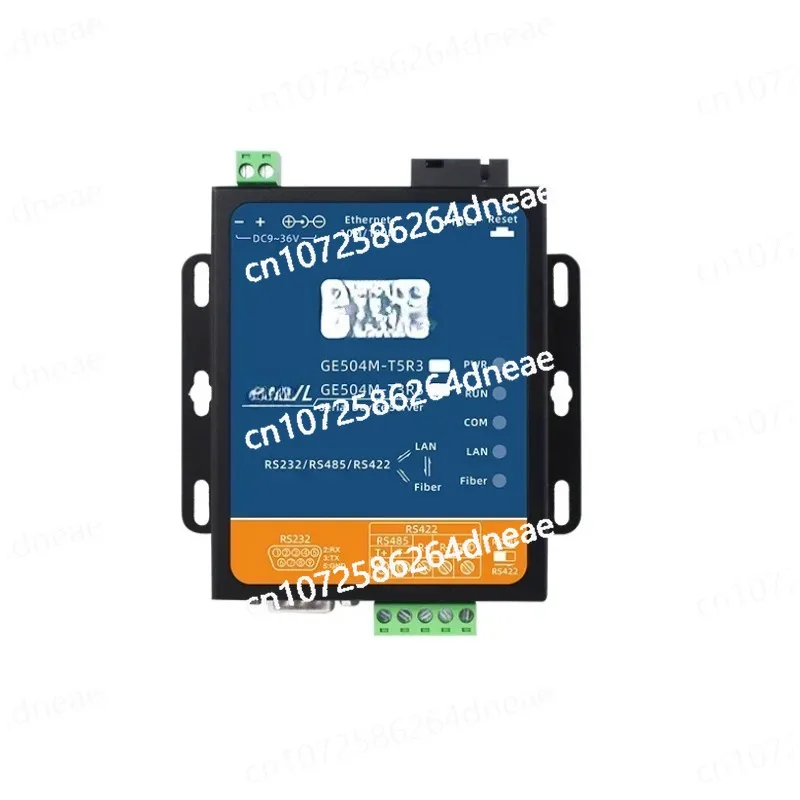 RS232/485/422 serial port to fiber to network port transceiver optical transceiver single mode single fiber extension
RS232/485/422 serial port to fiber to network port transceiver optical transceiver single mode single fiber extension