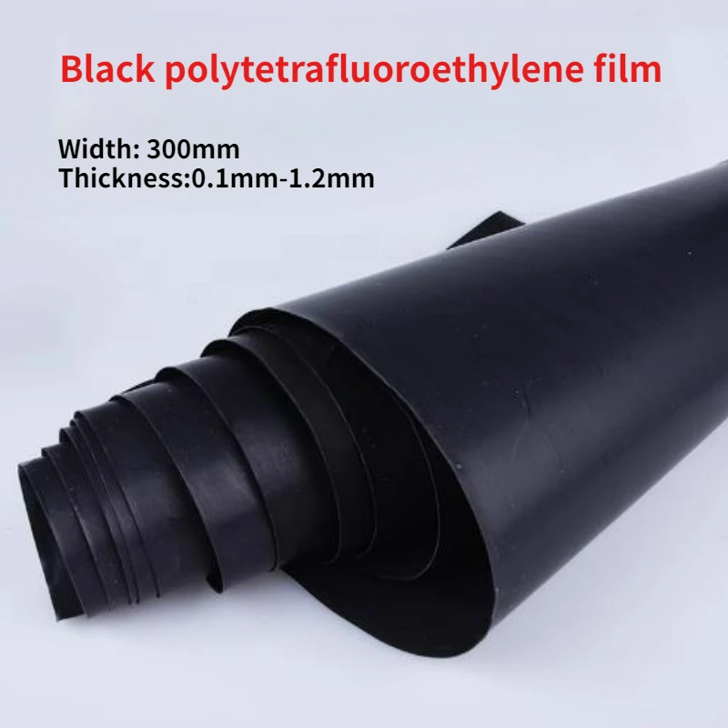 1 метр, 0,1 мм - 1,2 мм, черная пленка из ПТФЭ, высокопрочный температурный лист для прессования, экструзионной обработки, ширина 300 мм
1 метр, 0,1 мм - 1,2 мм, черная пленка из ПТФЭ, высокопрочный температурный лист для прессования, экструзионной обработки, ширина 300 мм