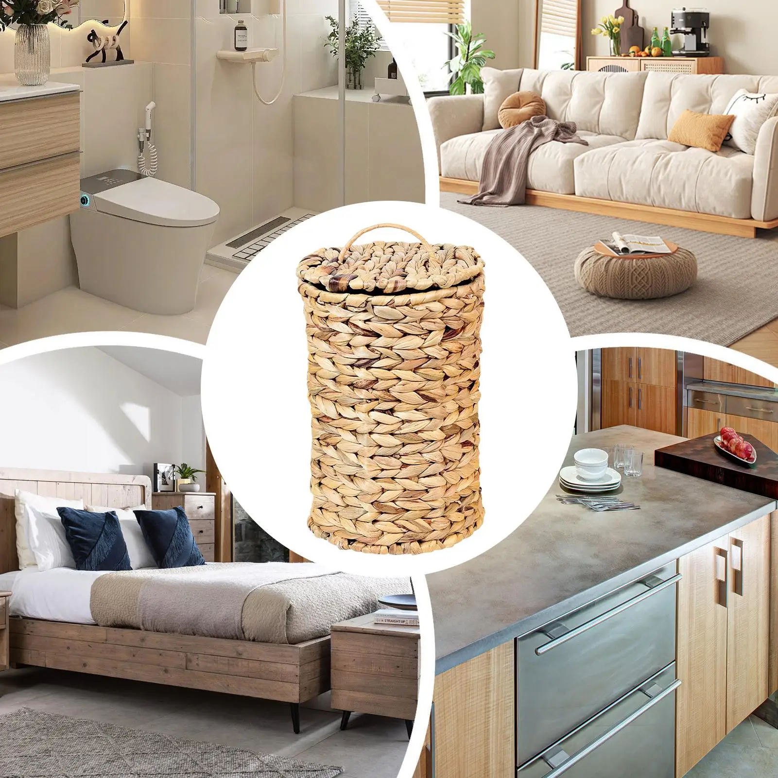 Декоративный мусорный бак для ванной комнаты, тыква, трава, деревенский домашний декор, декоративный мусорный бак с крышкой для кухни, спальни, ванной комнаты, гостиной
Декоративный мусорный бак для ванной комнаты, тыква, трава, деревенский домашний декор, декоративный мусорный бак с крышкой для кухни, спальни, ванной комнаты, гостиной