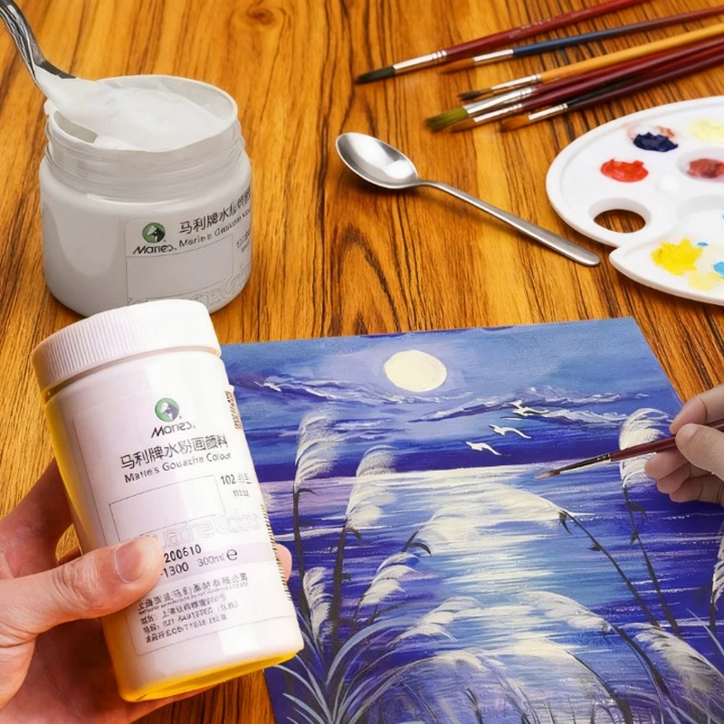 100/300ml White Gouache Pigment Strong Coverage Washable for Painting Graffiti Outdoor Sketching Correction
100/300ml White Gouache Pigment Strong Coverage Washable for Painting Graffiti Outdoor Sketching Correction