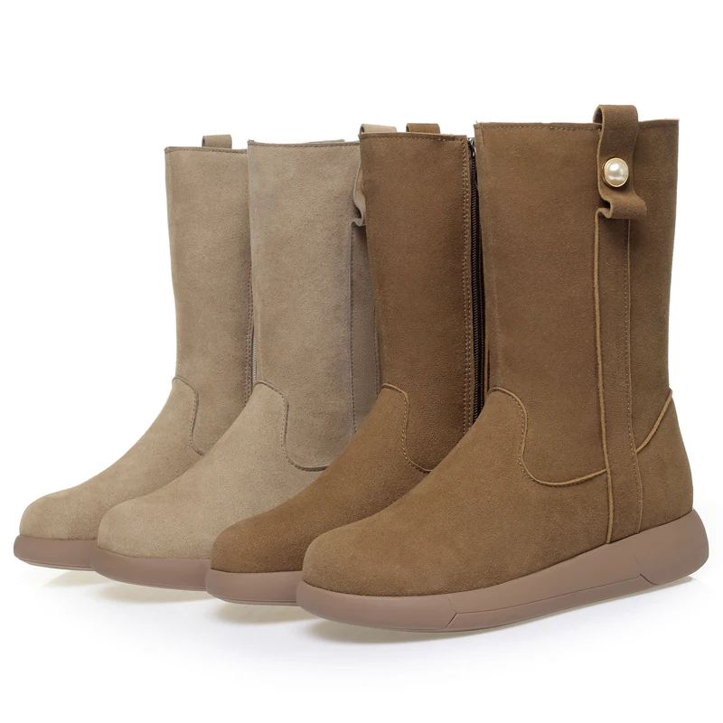 2026 New Women's Snow Boots Retro Non-slip Mid-calf Boots Women Boots Winter Round-toe Zipper Boots female Motorcycle Boots
2026 New Women's Snow Boots Retro Non-slip Mid-calf Boots Women Boots Winter Round-toe Zipper Boots female Motorcycle Boots