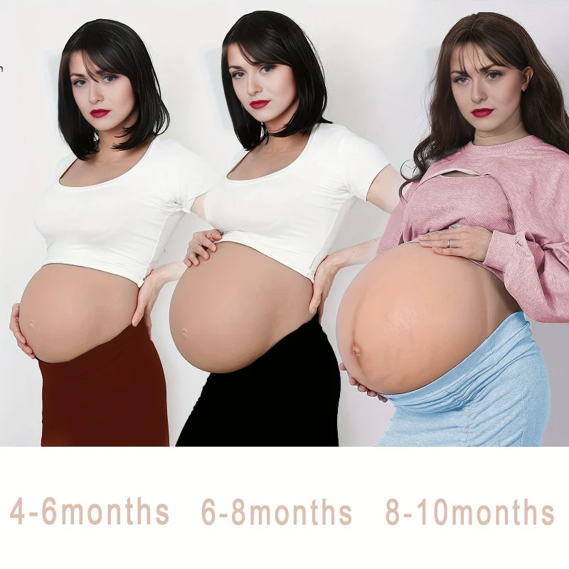 Silicone Realistic Pregnant Belly Props, Fake Pregnant Belly, Costume Photo Props for Halloween Role-playing, Party Supplies.
Silicone Realistic Pregnant Belly Props, Fake Pregnant Belly, Costume Photo Props for Halloween Role-playing, Party Supplies.