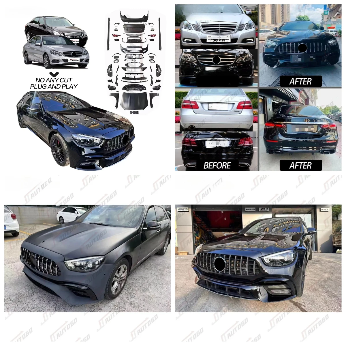 Complete Exterior Conversion Kit for Mercedes Benz W212 E-Class 2009-2017 Bumper Hood Grille Styling Parts
Complete Exterior Conversion Kit for Mercedes Benz W212 E-Class 2009-2017 Bumper Hood Grille Styling Parts