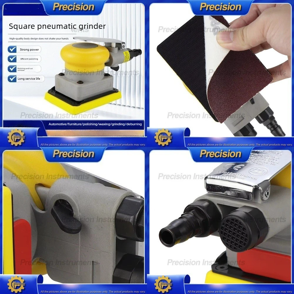 2026 Industrial Grade Pneumatic Square Orbital Sander 75x100mm for Car Furniture Polishing Waxing and Flat Surface Grinding
2026 Industrial Grade Pneumatic Square Orbital Sander 75x100mm for Car Furniture Polishing Waxing and Flat Surface Grinding