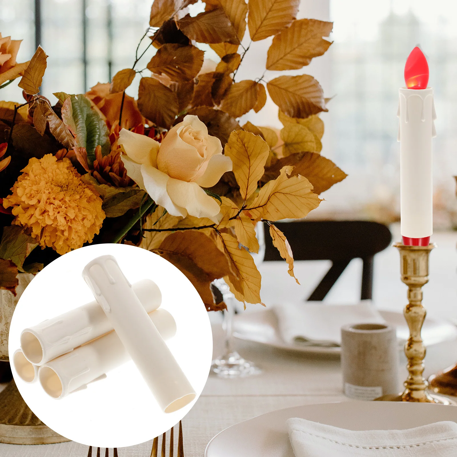 20Pcs Durable Covers Sleeves Plastic Socket Covers for Chandelier Lamp Repair Parts Tube Replacement
20Pcs Durable Covers Sleeves Plastic Socket Covers for Chandelier Lamp Repair Parts Tube Replacement