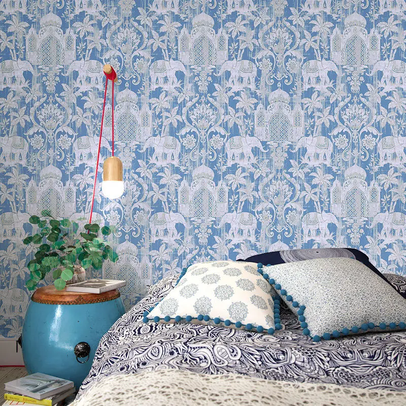 Modern Southeast Asia Home Interior Materials Tropical Animal Elephant Wall Paper Waterproof PVC Wall Carpet Decoration
Modern Southeast Asia Home Interior Materials Tropical Animal Elephant Wall Paper Waterproof PVC Wall Carpet Decoration