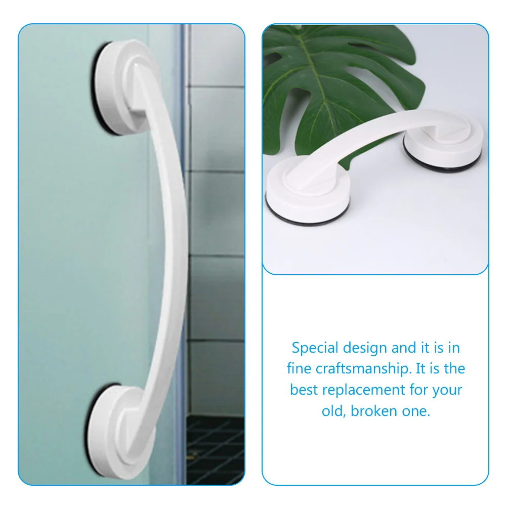 Plastic Bathroom Grab Bars for Elderly White Suction Cup Shower Support H Reusable Waterproof Kitchen Facilities
Plastic Bathroom Grab Bars for Elderly White Suction Cup Shower Support H Reusable Waterproof Kitchen Facilities