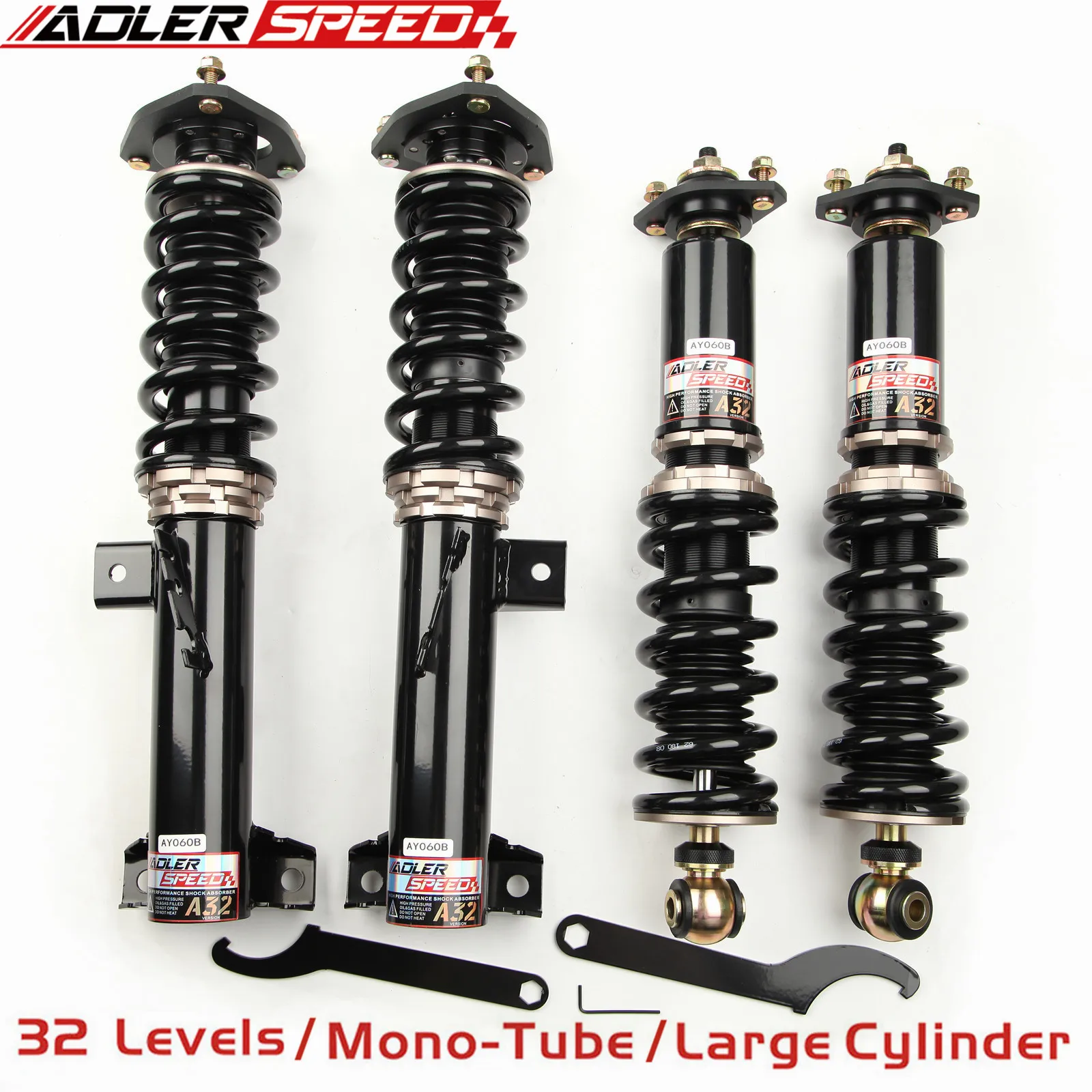 ADLERSPEED For BMW 3-Series E36 1992-99 32 Level Coilovers Lowering Kit-True Coilover Setup
ADLERSPEED For BMW 3-Series E36 1992-99 32 Level Coilovers Lowering Kit-True Coilover Setup