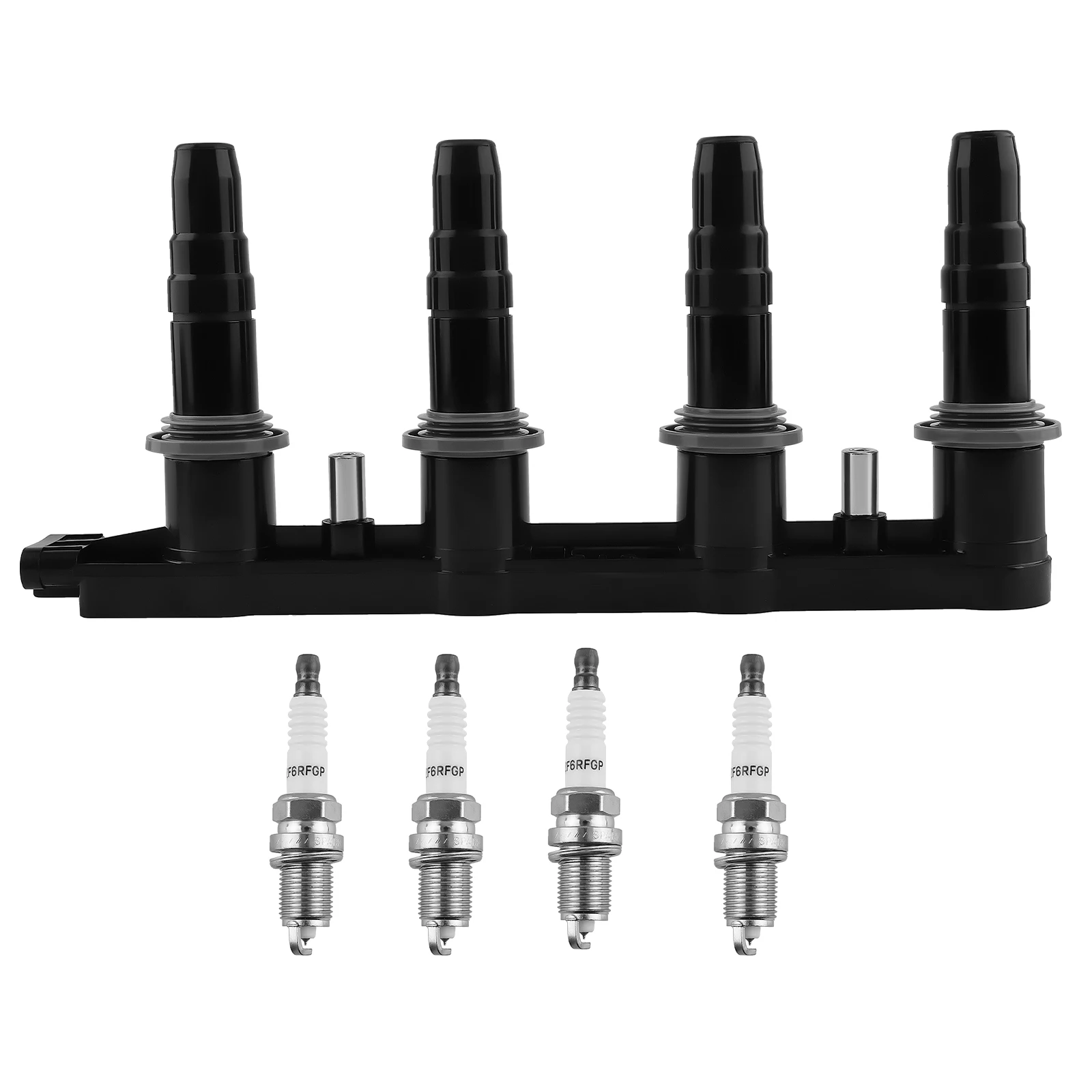 1pcs Ignition Coil + 4pcs Spark Plugs For Chevrolet Aveo Pontiac G3 Suzuki UF620
1pcs Ignition Coil + 4pcs Spark Plugs For Chevrolet Aveo Pontiac G3 Suzuki UF620