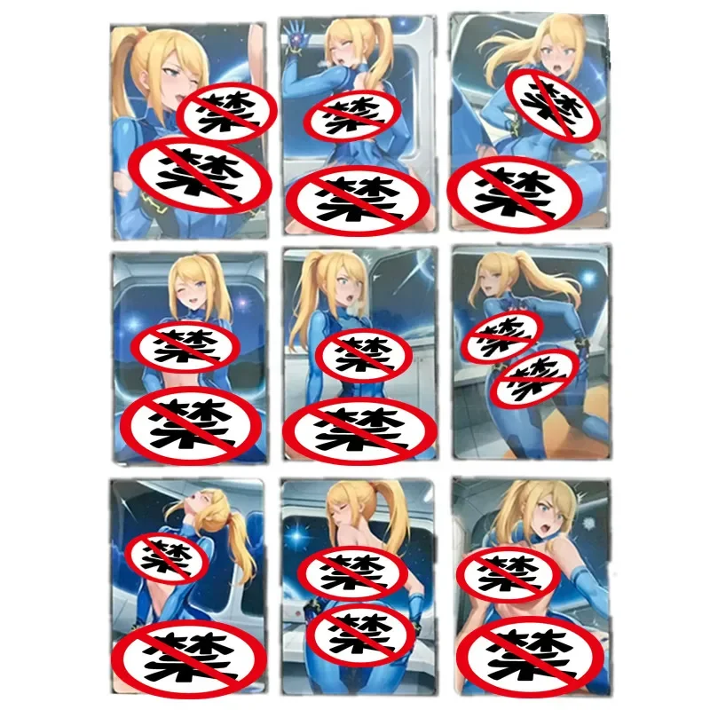 9pcs/set Anime Game Metroid Bounty Hunter Samus Alan ACG Goddess Sexy Nude Card Fighting Game Toys Gifts Collection Cards
9pcs/set Anime Game Metroid Bounty Hunter Samus Alan ACG Goddess Sexy Nude Card Fighting Game Toys Gifts Collection Cards