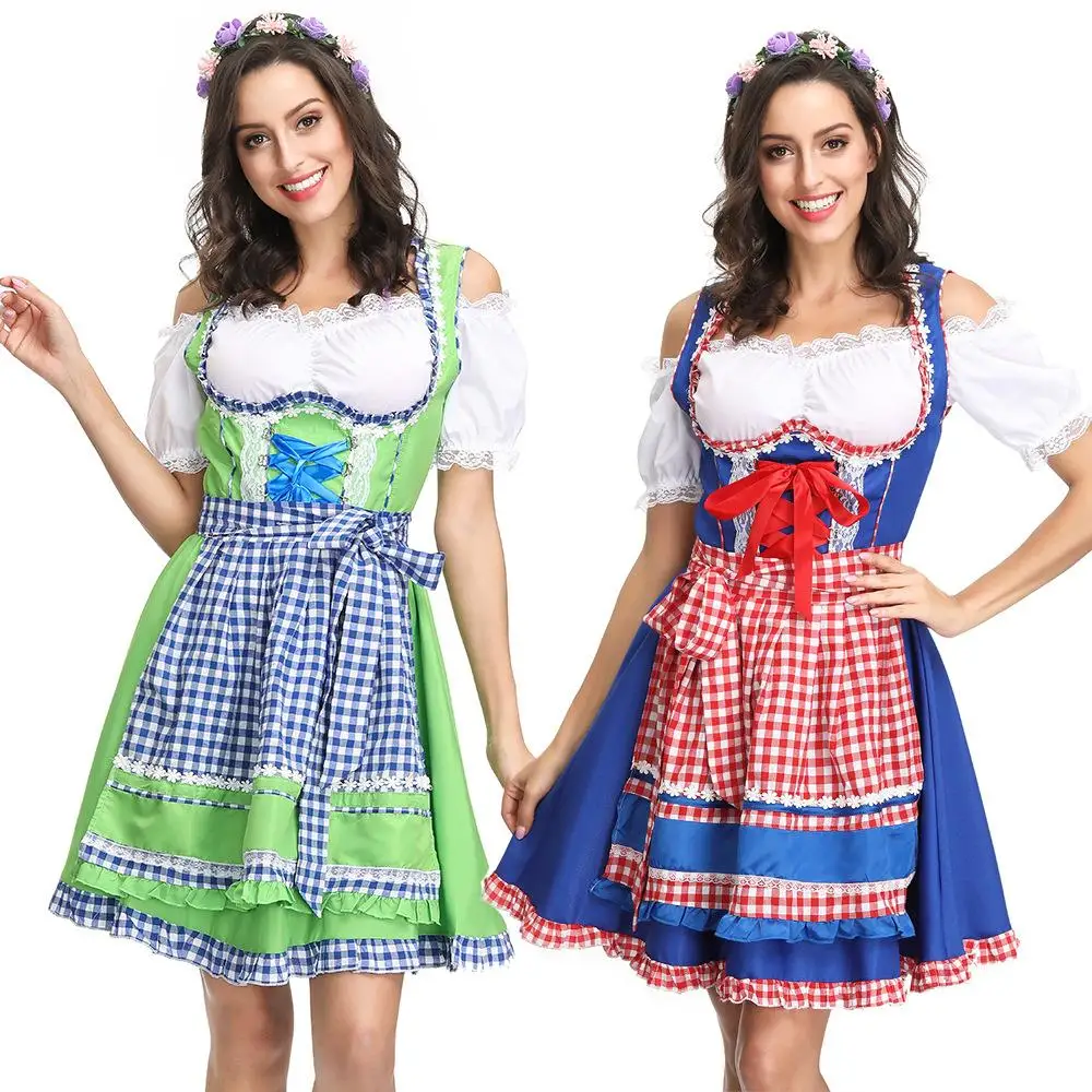 Beer Festival Plaid Dress Maidservant Costume Halloween Gift Women's Clothing Stage Costume Spring 2023 New Arrival
Beer Festival Plaid Dress Maidservant Costume Halloween Gift Women's Clothing Stage Costume Spring 2023 New Arrival