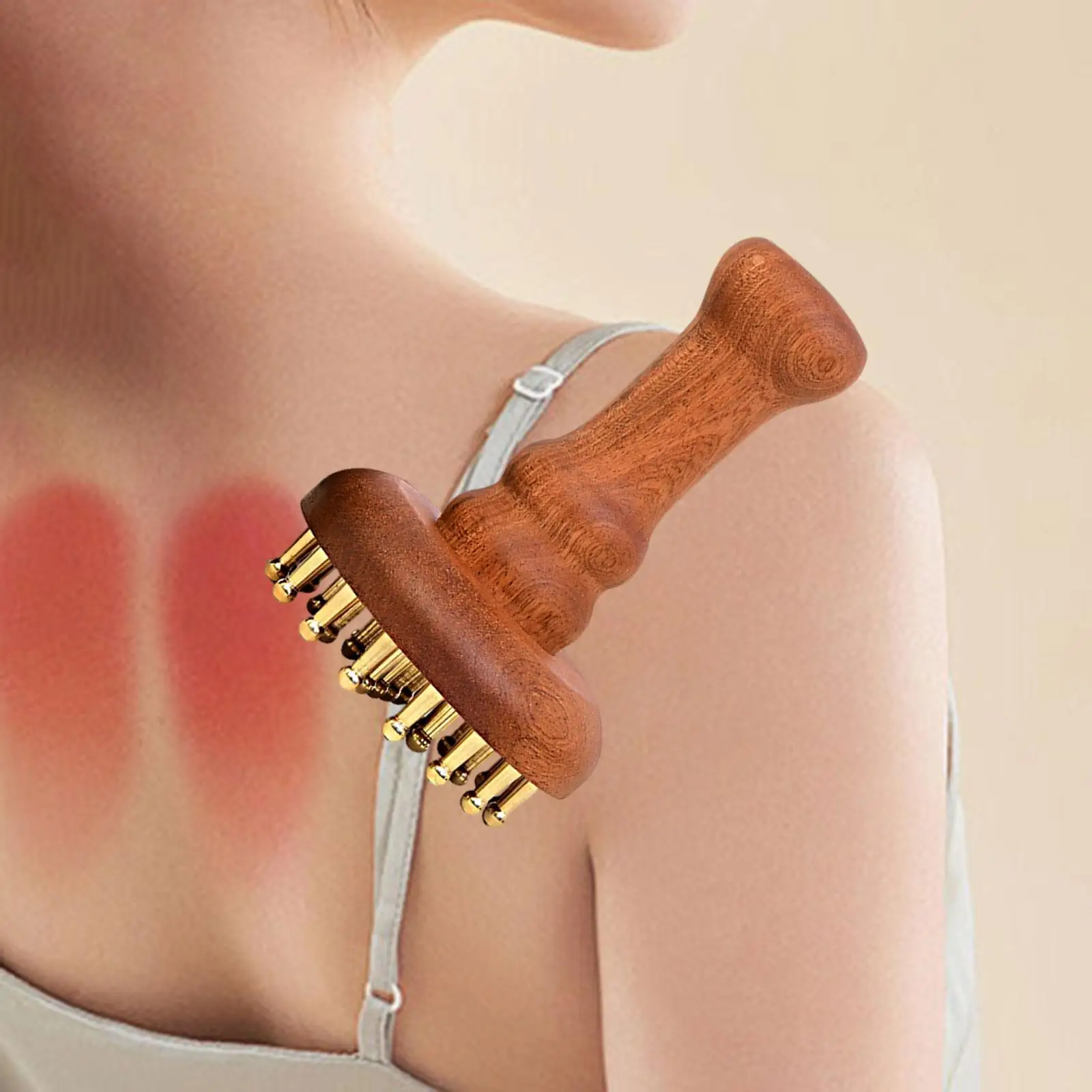 Ergonomic Massage Comb Brass Tooth Wooden Scalp Massager Detangling Hair Brush for Neck Shoulder Arm Back Grooming
Ergonomic Massage Comb Brass Tooth Wooden Scalp Massager Detangling Hair Brush for Neck Shoulder Arm Back Grooming