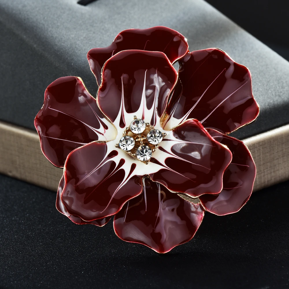 Big Enamel Flower Brooch Pins For Women Jewelry Gift
Big Enamel Flower Brooch Pins For Women Jewelry Gift