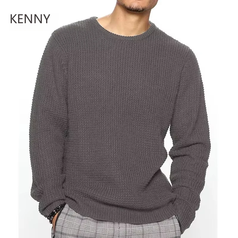 KENNY новый пуловер с воротником, однотонный повседневный осенне-зимний мужской рубашка с круглым дном, мужской свитер, вязаные кофты, одежда
KENNY новый пуловер с воротником, однотонный повседневный осенне-зимний мужской рубашка с круглым дном, мужской свитер, вязаные кофты, одежда