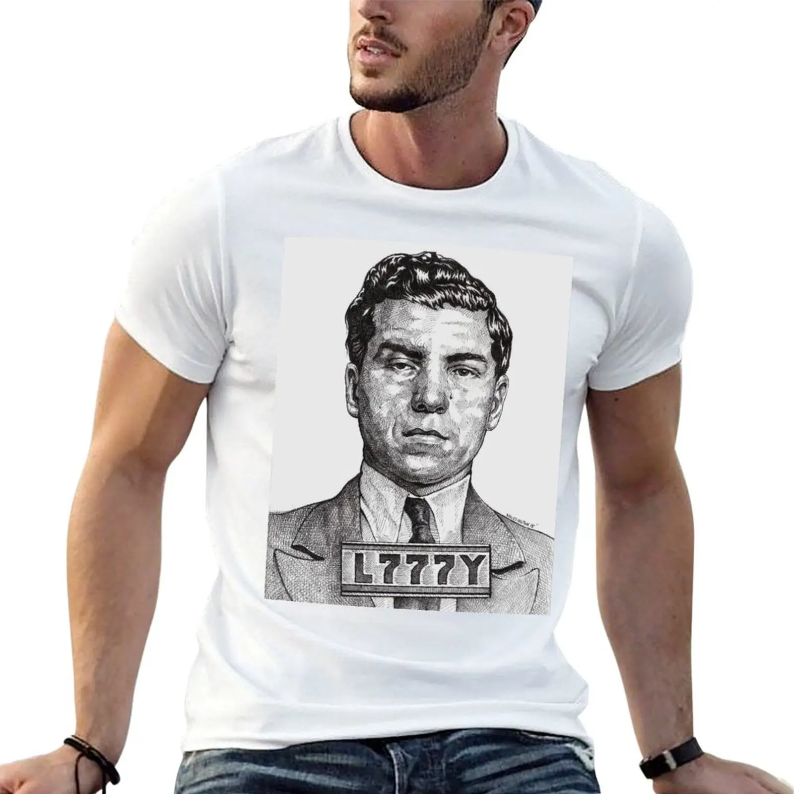 They Call Me Lucky....Lucky Luciano T-Shirt man t shirt heavy cotton t shirts for man graphic tees T-Shirt
They Call Me Lucky....Lucky Luciano T-Shirt man t shirt heavy cotton t shirts for man graphic tees T-Shirt
